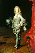 Michel-Ange Houasse Louis King of Spain oil